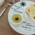 Sunshine Dinner Set European Style Porcelain Ceramic Plates